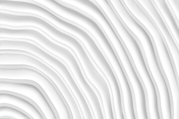 Luxury 3d background with white marble waves . Vector geometric 3d pattern. Elegant minimalist wallpaper or banner design. Light curved lines on a light background with shadows.