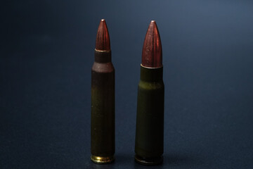 Soviet Cartridge 7.62x39mm and NATO 5.56x45mm