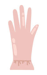 Obraz premium florist glove icon