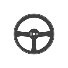 Steering wheel vector