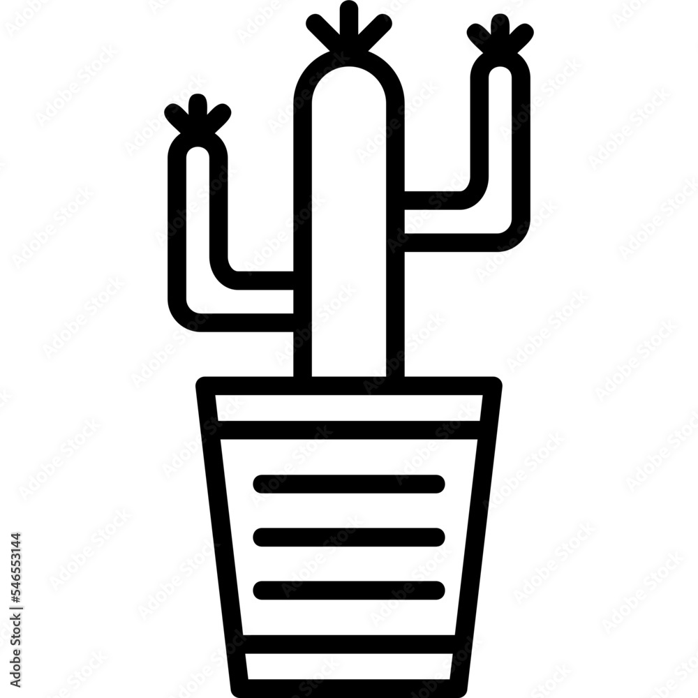 Poster cactus icon