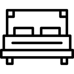 Double Bed Icon