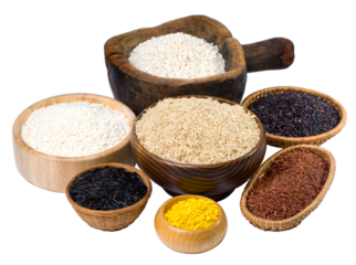 Various kinds of rice