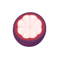 purple mangosteen sweet tropical fruit