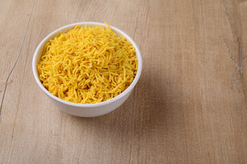 indian spicy snack besan sev, indian snacks, diwali food