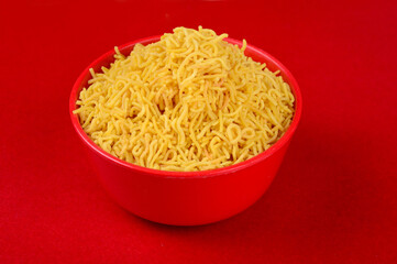 indian spicy snack besan sev, indian snacks, diwali food