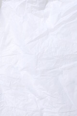 White paper crumpled background