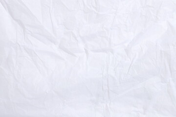 White paper crumpled background