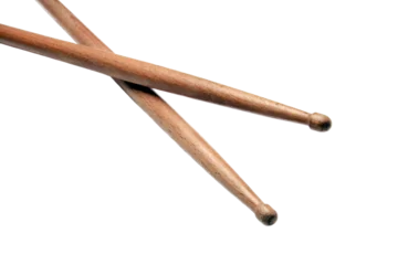 Fotobehang drumsticks isolated, png file © Luciano