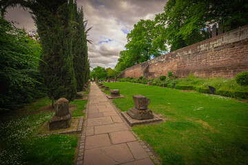 Chester - May 25 2022: Medieval town of Chester, England.