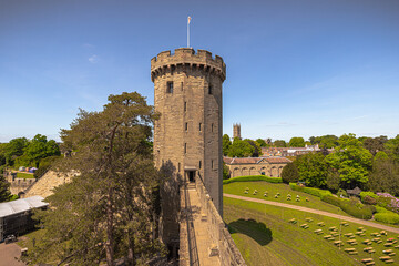 Warwick - May 27 2022: Epic Castle of Warwick, England.