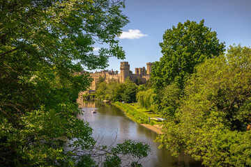 Warwick - May 27 2022: Epic Castle of Warwick, England.
