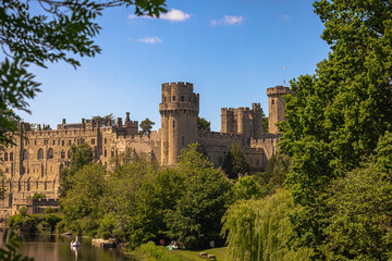 Fototapeta na wymiar Warwick - May 27 2022: Epic Castle of Warwick, England.