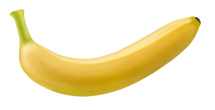 1 Banane und Hintergrund transparent