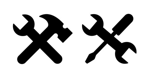 Settings icon. Vector clipart isolated on white background.