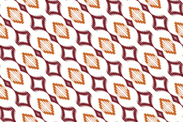 ฺฺBatik Textile Motif ikat flower seamless pattern digital vector design for Print saree Kurti Borneo Fabric border brush symbols swatches party wear