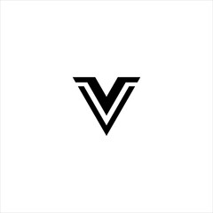 modern VV letter logo vector  design inspiration