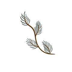 Christmas decorations, holiday gifts, winter knitted woolen clothes, gingerbread, Christmas trees, gifts, and penguins. Colorful vector illustration in flat cartoon style. Christmas time for your 