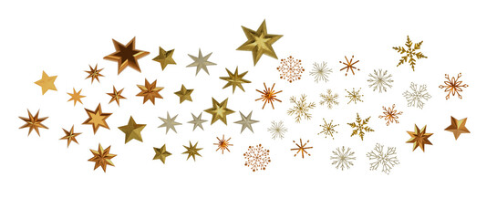 Snowflakes Falling On Snow - Winter Banner