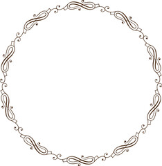 Botanic garden nature frame spiral cross curve