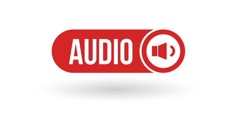 Volume Button Vector Illustration