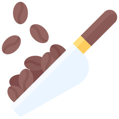 Scoop icon, Coffee shop related vector