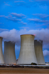 Nuclear power station Dukovany, Vysocina region, Czech republic