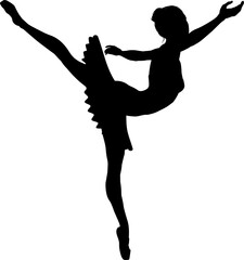 Silhouette Ballet Dancer © Christos Georghiou