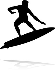 Surfer Silhouette