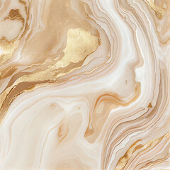 Surface of the marble slab is covered with gold in places. Abstract background in pastel tones.