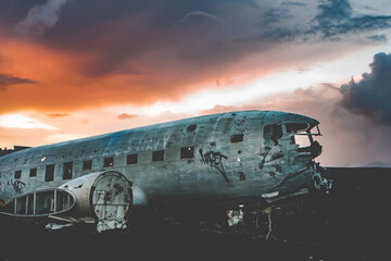 Abandoned DC40 In Iceland