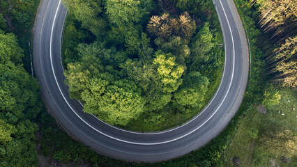 Drohnenaufnahme Bergisches Land