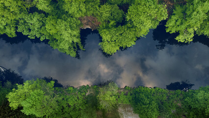 Drohnenaufnahme Bergisches Land