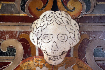 templar malta knight tomb skull skeleton
