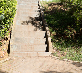 Dirty concret staircase