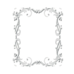 Frame, in the style of an ornament, Vector illustration eps 10, Art.	