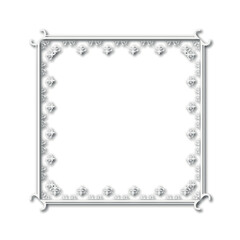 Frame, in the style of an ornament, Vector illustration eps 10, Art.	