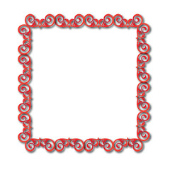 Frame, in the style of an ornament, Vector illustration eps 10, Art.	