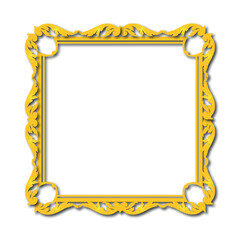 Frame, in the style of an ornament, Vector illustration eps 10, Art.	