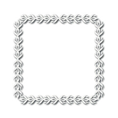 Frame, in the style of an ornament, Vector illustration eps 10, Art.	