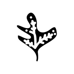 Leaf line icon