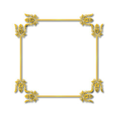 Frame, in the style of an ornament, Vector illustration eps 10, Art.	