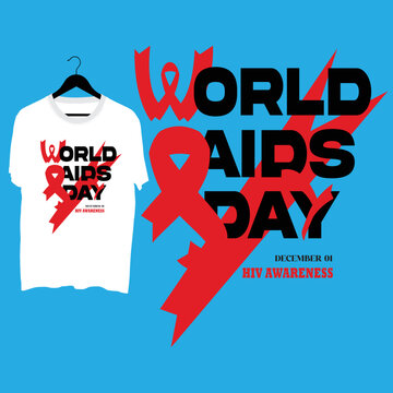 World AIDs day special t-shirt design