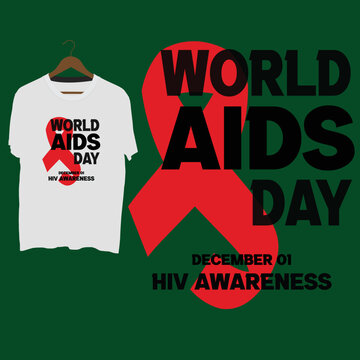 World AIDs day special t-shirt design