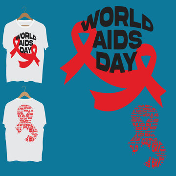 World AIDs day special t-shirt design