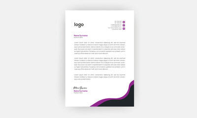 Business corporate Letterhead Template Design