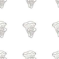 Autumn mood. Illustration in hand draw style. Seamless pattern