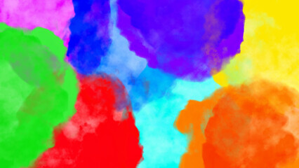 Abstract Watercolor Background - Color Texture - Colorful Painting Art