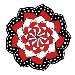 abstract floral design