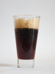 alcohol in the glass